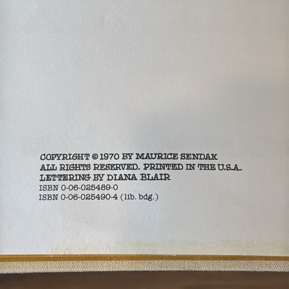Maurice Sendak In the Night Kitchen Vintage First Edition Very Good Condition - Picture 9 of 10